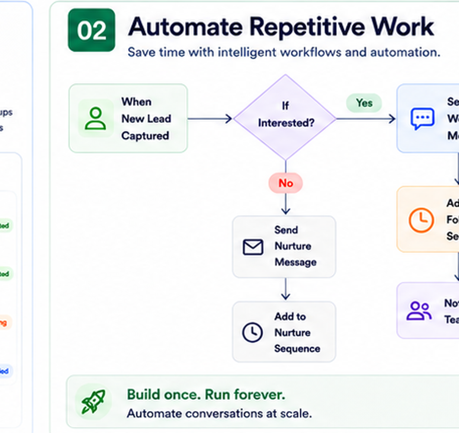 PrasarAI workflow automation interface